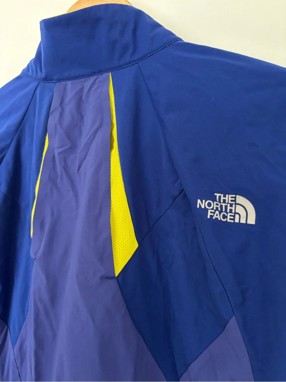 The North Face Men's jacket - Royal Blue + Boston Yellow